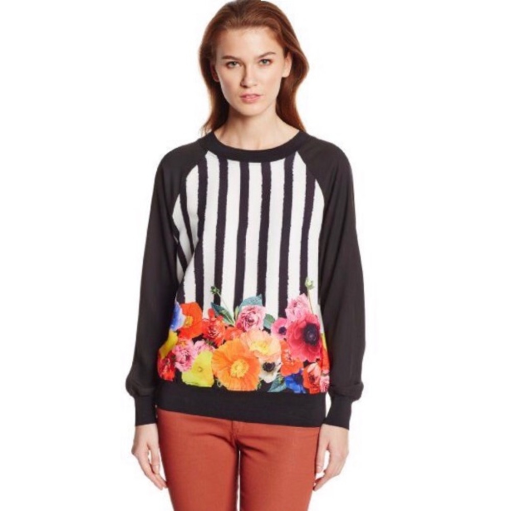 Trina Turk Hazel Digital Floral Top